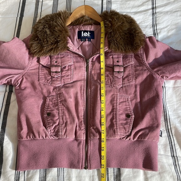 LEI Y2K Corduroy Bomber Jacket - Picture 12 of 16